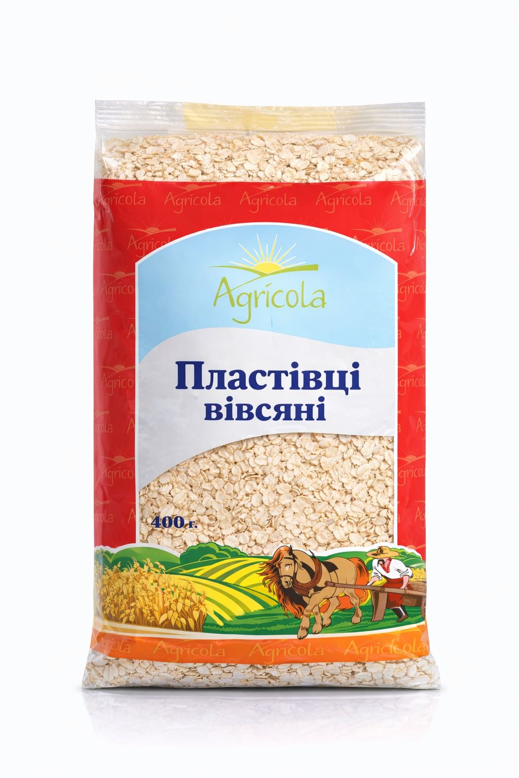 Пластівці вівсяні фасовані ТМ Agricola (400 г)